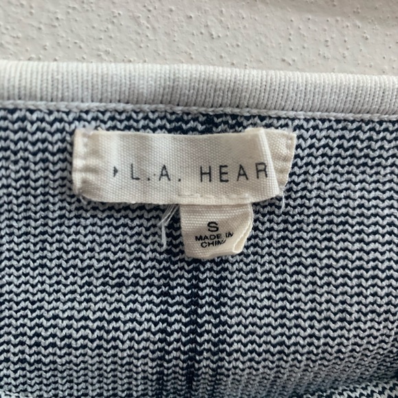 LA Hearts Black and White Tube Top - Picture 4 of 4